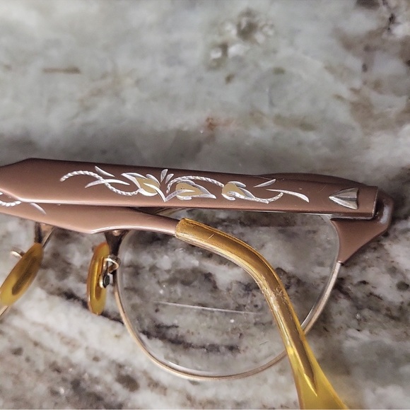 Antique Diamond Cut aluminum frame glasses - Picture 11 of 15